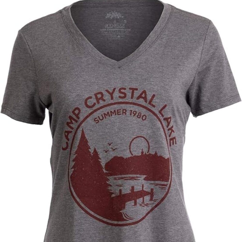 1980 Camp Crystal Lake Counselor T-Shirt-(M) 80s Horror Halloween (Friday 13th)